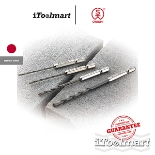 ONISHI ดอกสว่านเจาะคอนกรีต ก้าน HEX No.24 Hex Shank Concrete Drill Bits/ชุด 5ดอก 4.5/5.5/6.0/6.5/7.5
