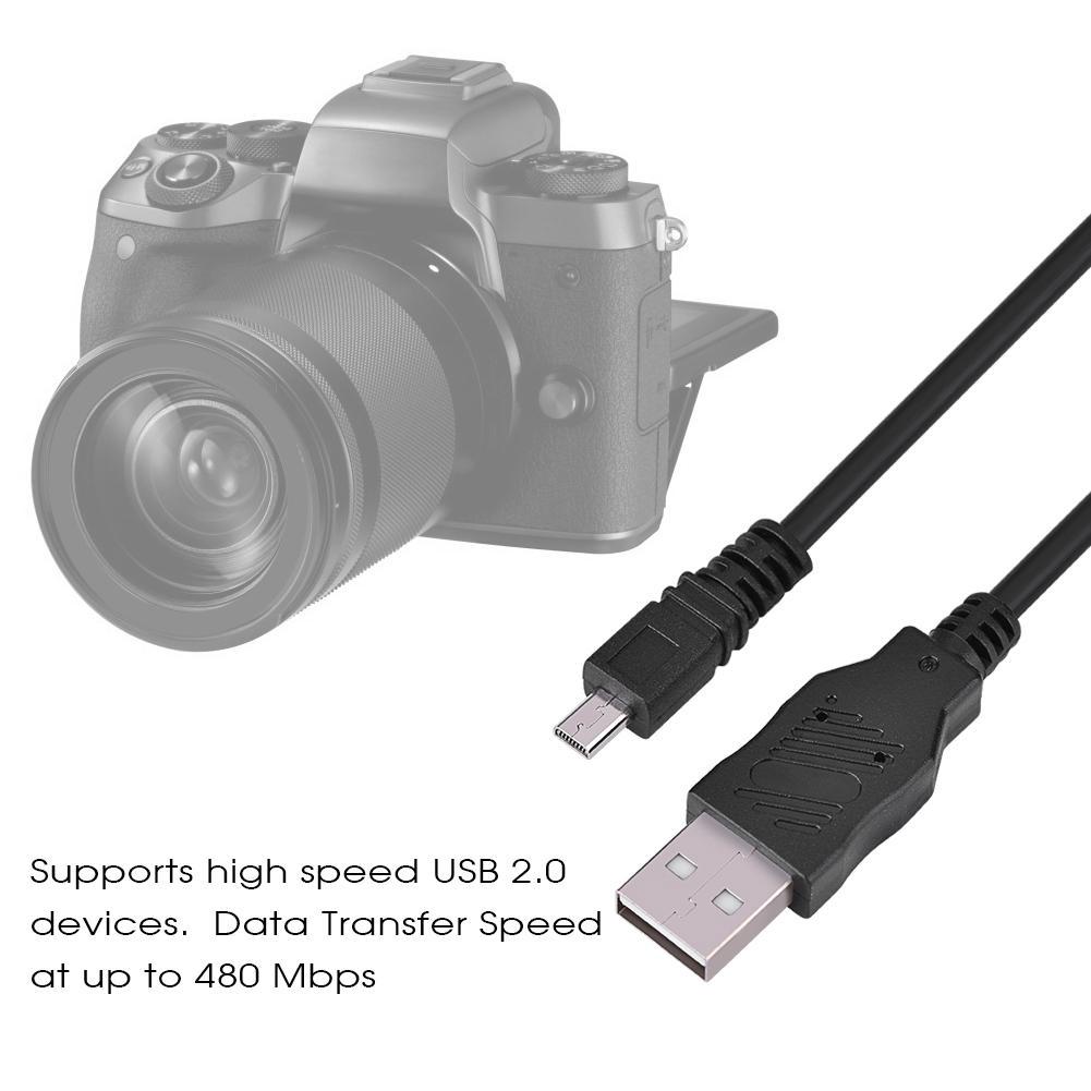 สายเคเบิ้ลข้อมูล Usb To Mini B 5 - Pin Canon Ixus