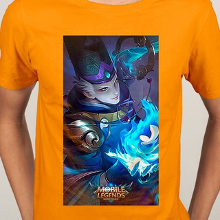 เกม Mobile Legends เสื้อยืดคอกลมแขนสั้นผู้ชาย | เสื้อยืด ชุดลำลอง | เสื้อยืดเกมมิ่ง