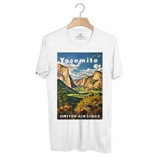 BP132 เสื้อยืด Retro City : Yosemite