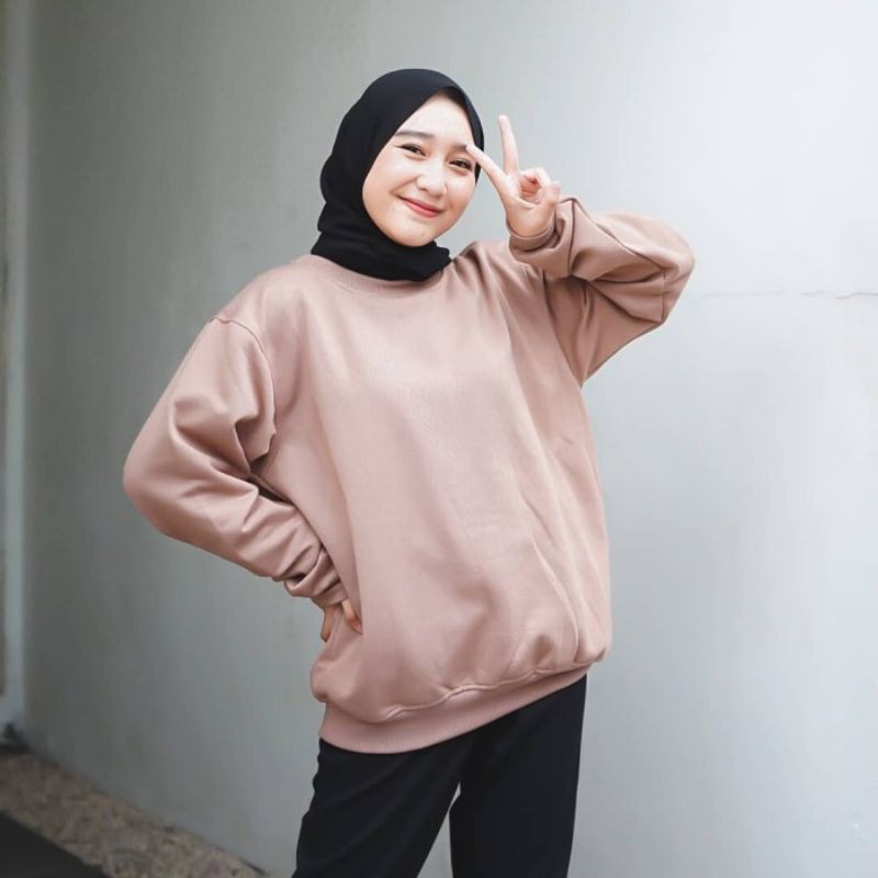 Basic Plain Sweater - Women& 39;s Oblong Sweater - Women& 39;s Sweater