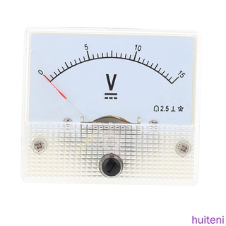 [Huite] 85C1 Dc แผงวัดแรงดันไฟฟ้าอนาล็อก 15V Gauge