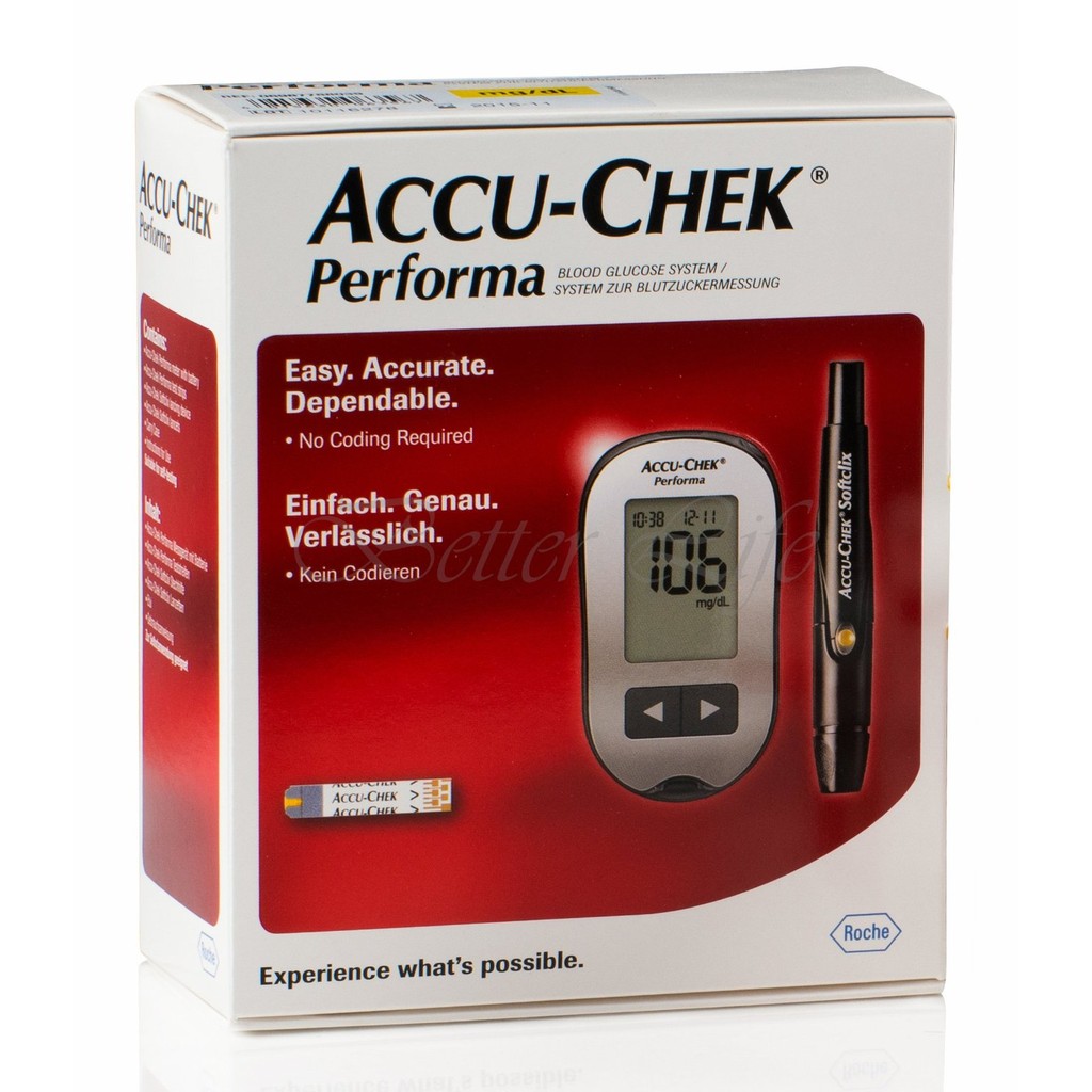 Accu-Chek Performa Blood Glucose Meter เครื่องตรวจน้ำตาลในเลือด