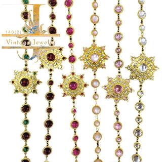 ราคาVintage Jewelry สร้อย สังวาลย์ ชุดไทย ประดับ เพชรพลอย เพชร
