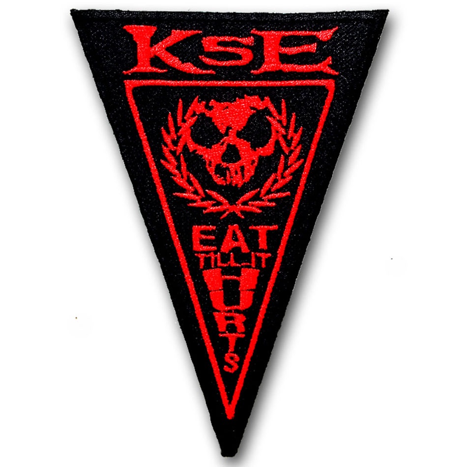 อาร์มติดเสื้อ ตัวรีดติดเสื้อผ้า อาร์ม ตัวรีด วงดนตรี เฮฟวี่ เมทัลคอร์  Killswitch Engage KSE Patch Embroidered Iron on