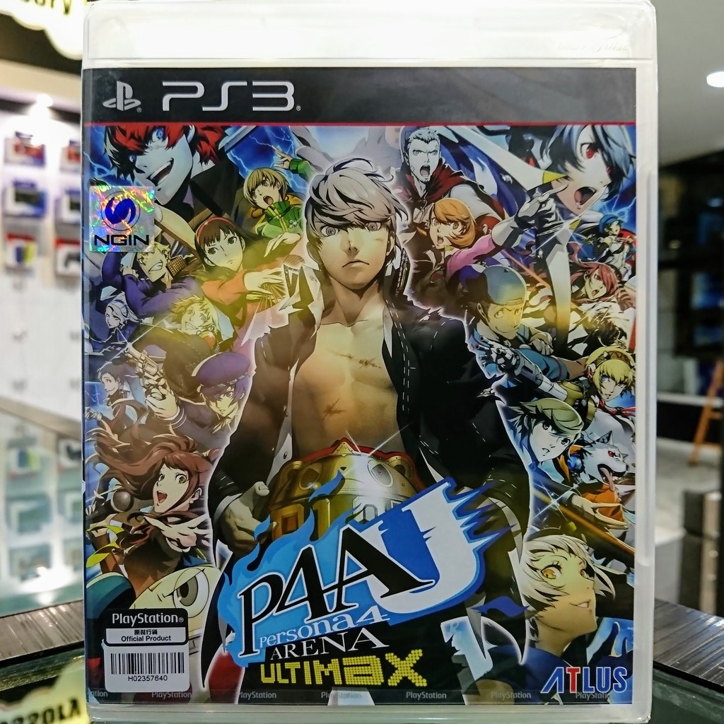(ภาษาอังกฤษ) มือ1 P4AU Persona 4 Arena Ultimax แผ่นเกม PS3 แผ่นPS3 (เกมต่อสู้ เล่น2คน Fighting)