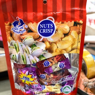 ตุ๊บตั๊บ nut crisp ไซค์ใหม่ น้ำหนัก 250กรัม