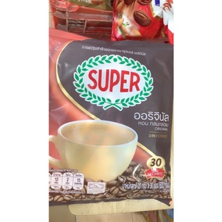 กาแฟ super 3in1 บรรจุ (30ซอง) กาแฟสำหรับคนทุกเพศทุกวัย