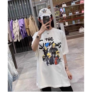 เสื้อแขนสั้น SIMPSONS T-SHIRT  คอลเลคชั่นใหม่สุด สินค้าพร้อมส่ง การันตีความเหมือนที่สุดให้เลยถ่ายสดจากสินค้าจริง100%