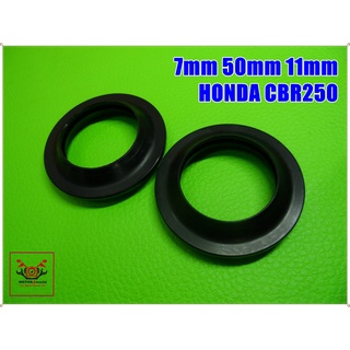 HONDA CBR250 FRONT SHOCK SEAL (37 50 11) SET (1 PAIR) // ชีลกันฝุ่นโช๊คหน้า 37 50 11 ( 1 คู่ ) สินค้าคุณภาพดี