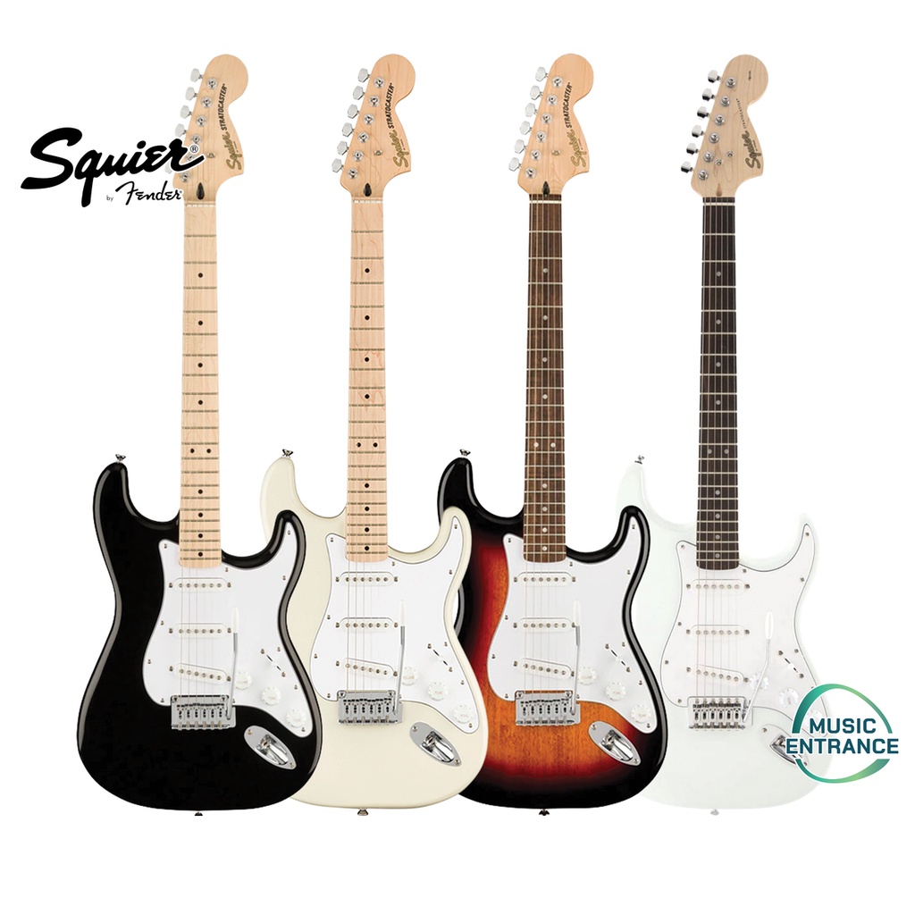 Squier Affinity Series Stratocaster SSS Electric Guitar 21 Fret กีต้าร์ไฟฟ้า ทรง Strat | Electric Gu
