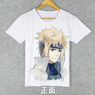 เสื้อยืดขายร้อนAnime T-shirt✌Naruto Nami Wave Gate Haruno Sakura Osamaru Jiraiya Tsunate ผู้ชายนารูโตะ และเสื้อผ้าฤดูร้อ