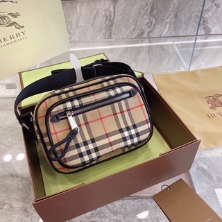 ❤สินค้าใหม่-Burberry-กระเป๋าสตรี/กระเป๋าแนวทแยง/100% ของแท้/สินค้าหรูหรา พร้อมส่ง [ส่งฟรี] แฟชั่นแบรนด์เทรน...