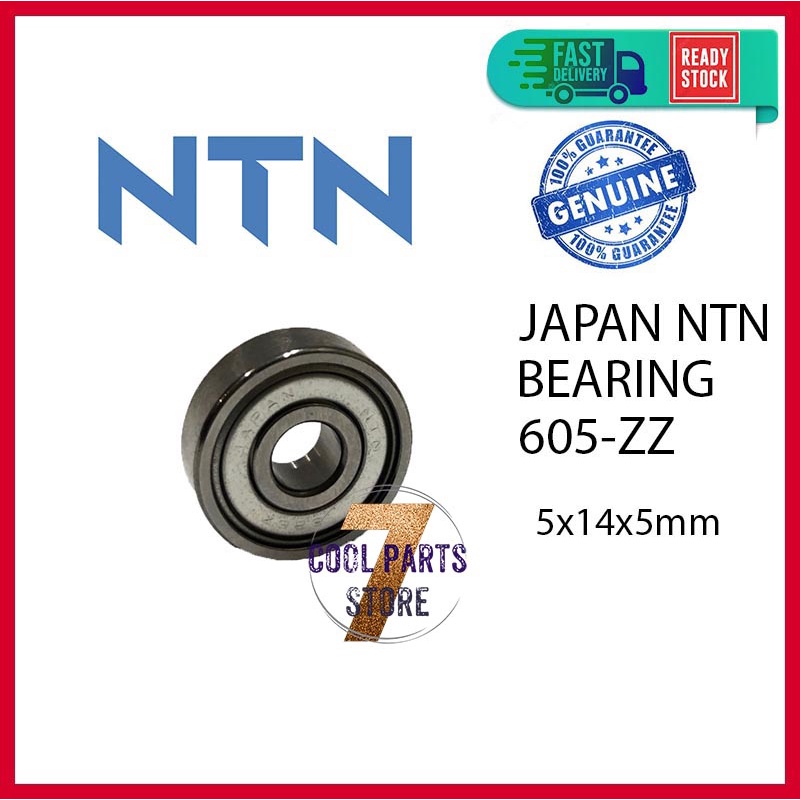 605 ZZ NTN Japan Bearing 605-ZZ (5 X 14 X 5mm)