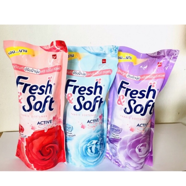 น้ำยาปรับผ้านุ่ม /fresh&soft /ผ้านุ่ม หอมนาน สดชื่น ทุกสัมผัส 600มล