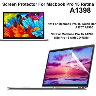 Macbook Pro 15 Retina A1398 ป้องกันหน้าจอ Screen Protector Macbookpro Retina 15.4 การป้องกันหน้าจอ จอภาพ หุ้ม