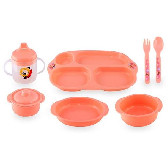 ชุดให้อาหาร 9IN1 BABY FEEDING LUSTY BUNNY BABY GIFT SET CUTE BABY BIRTH GIFT - LB0002