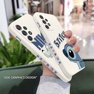 เคสโทรศัพท์มือถือ ลาย Doodle สีฟ้า แบบสร้างสรรค์ สําหรับ Samsung Galaxy A73 A13 A23 4G 5G