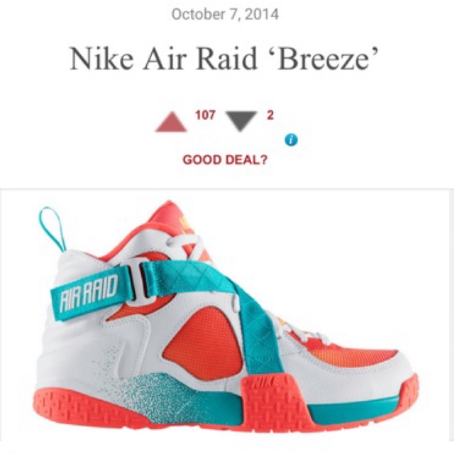 nike air raid breeze