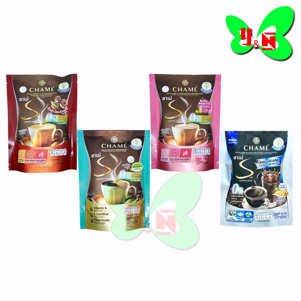 กาแฟ ชาเม่ ซาย คอฟฟี่ แพค ผสานคอลลาเจน ถั่งเช่า เจียวกู้หลาน รีวิวเจาะลึก