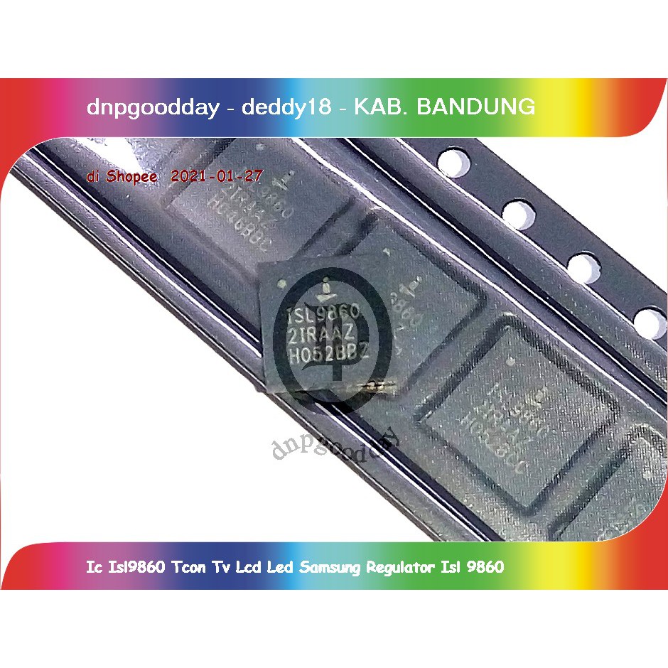 Ic Isl9860 Tcon ทีวี Lcd Led Samsung Regulator Isl 9860