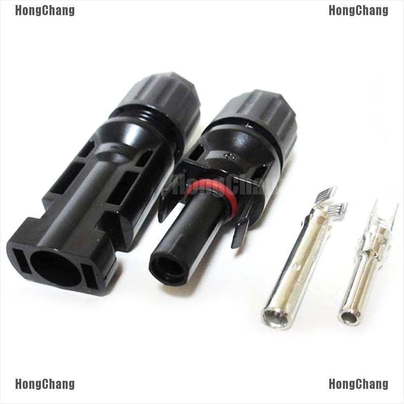 LHGC MC4 Connector Male Female Wire Solar Panel Cable Connector MC4 ...