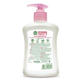 Dettol เดทตอล สบู่ล้างมือเดทตอล สบู่เหลวล้างมือ ขวดปั้ม สูตรรีเพลนนิชชิ่ง 225มล.X1 พร้อมถุงเติม 200มล.X6