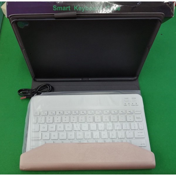 Kingdao Ultra thin Smart Keyboard Case For iPad 9.7/Air 12 เคสคีย์บอร์ด สีชมพู (Pink)