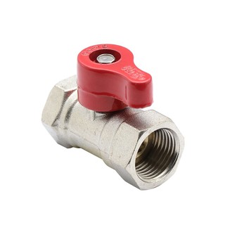 Mini ball valve MINI BALL VALVE FLUSSO FEMALE/FEMALE 1/2" Water valve Water supply system มินิบอลวาล์ว มินิบอลวาล์ว FLUS