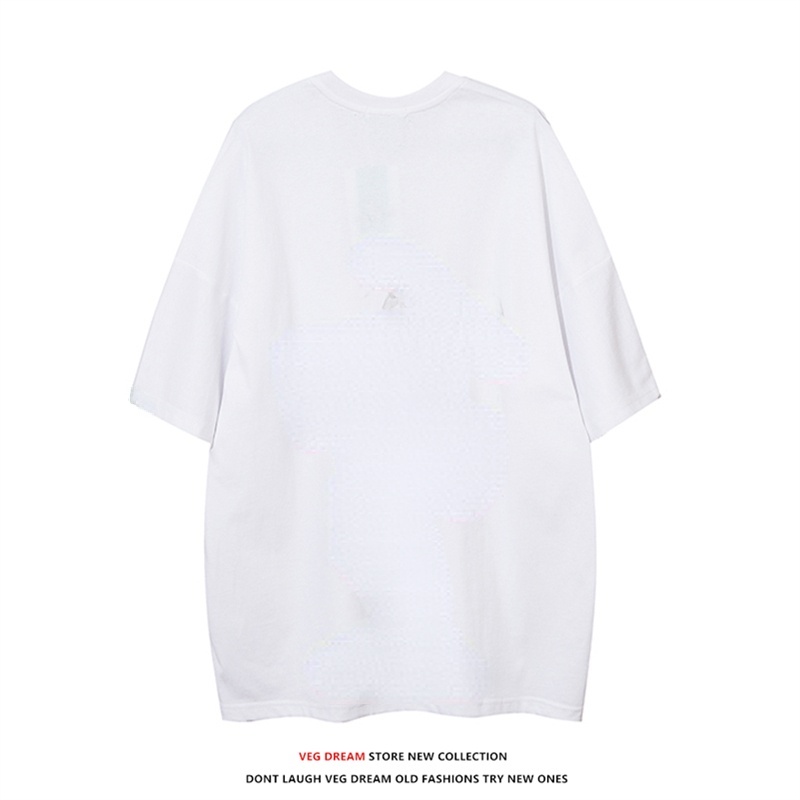 เสื้อยืดแขนสั้น ผ้าฝ้าย ขนาดใหญ่ โอเวอร์ไซซ์ แฟชั่นสําหรับผู้ชาย ไซซ์ S - 7XL