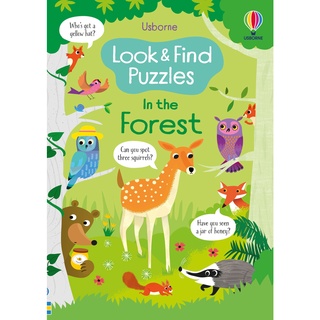 DKTODAY หนังสือ USBORNE LOOK AND FIND PUZZLES:IN THE FOREST