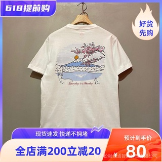 Beams JAPAN 22SS เสื้อยืดคอกลม แขนสั้น ผ้าฝ้ายแท้ พิมพ์ลายการ์ตูน Dont Note Limited Mount Fuji