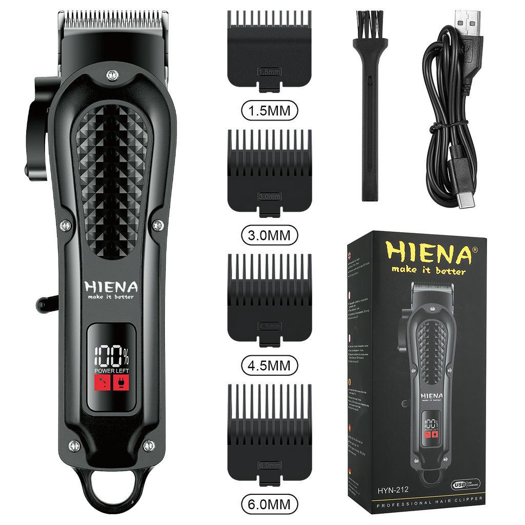 HYN-212 Professional Hair Clipper เครื่องตัดผมไฟฟ้าแบบชาร์จไฟได้ Beard Trimmer เครื่องโกนหนวดผู้ชาย