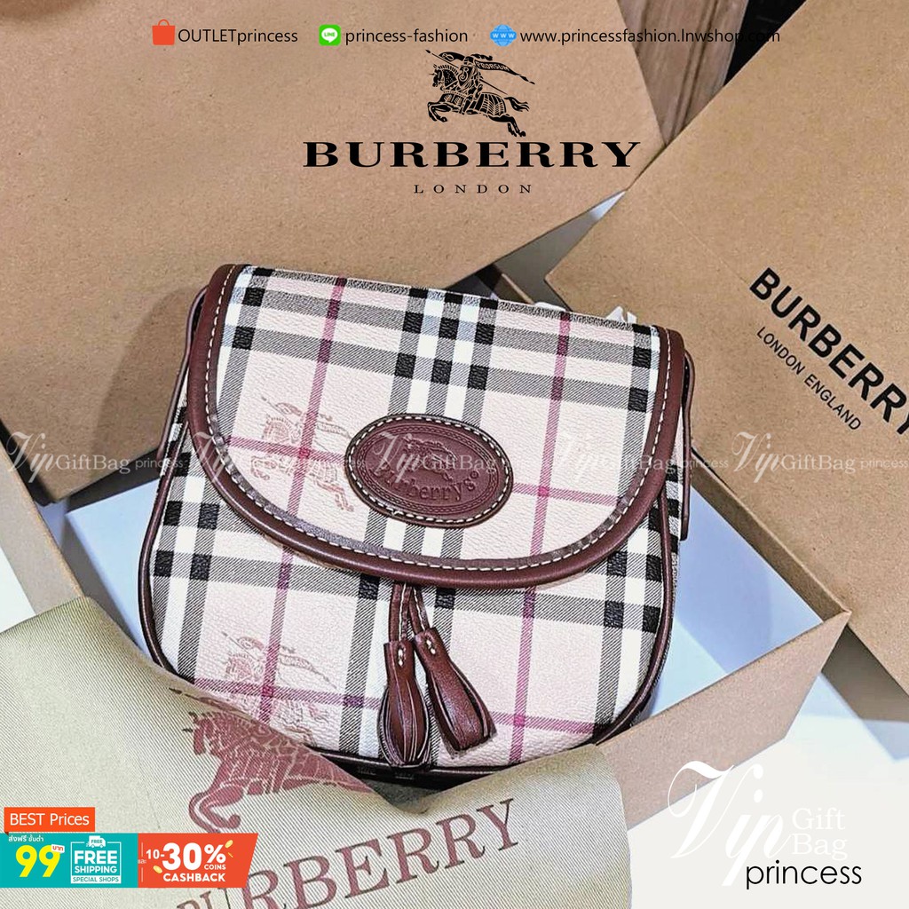 BURBERRY FRAGRANCES VINTAGE CROSSBODY BAG GiFT WITH PURCHASE (GWP) กระเป๋าสะพายพรีเมี่ยมกิ๊ฟ Limited Edition