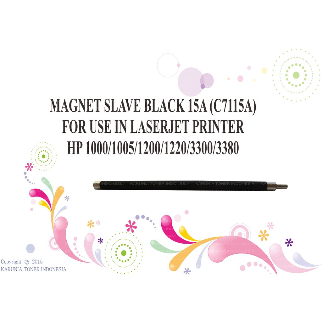 MAGNET SLAVE 15A สีดําสําหรับใช้ใน LASERJET PRINTER HP 1000/1005/1200