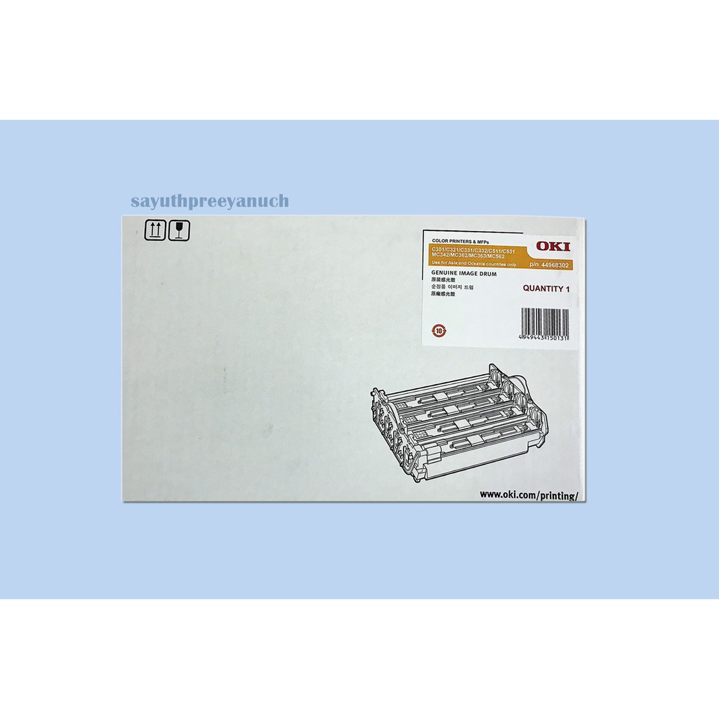 44968302 - OKI GENUINE IMAGE DRUM ( C301 / C321 / C331 / C332 / MC362 / MC363 )