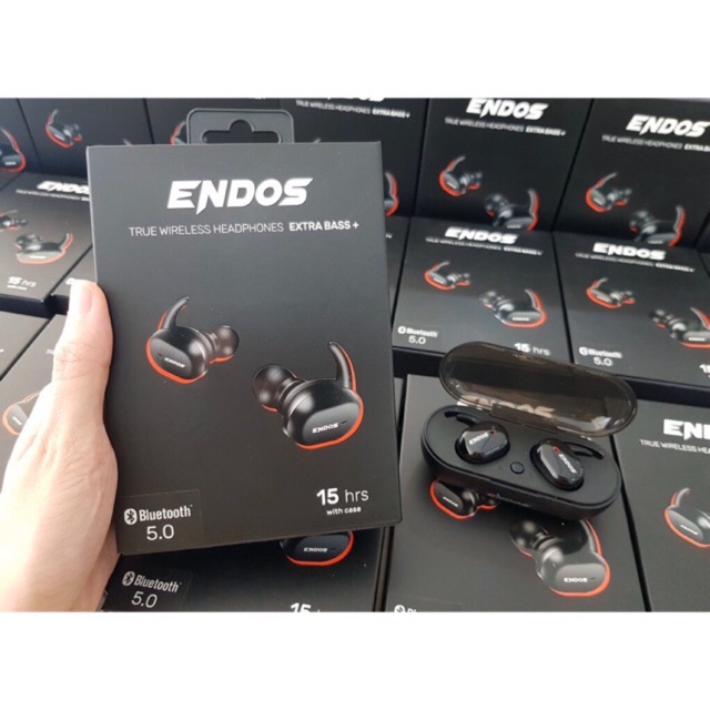 หูฟังบลูทูธไร้สาย ENDOS N10 TRUE WIRELESS HEADPHONE EXTRA BASS+ ของแท้ เสียงดีมาก