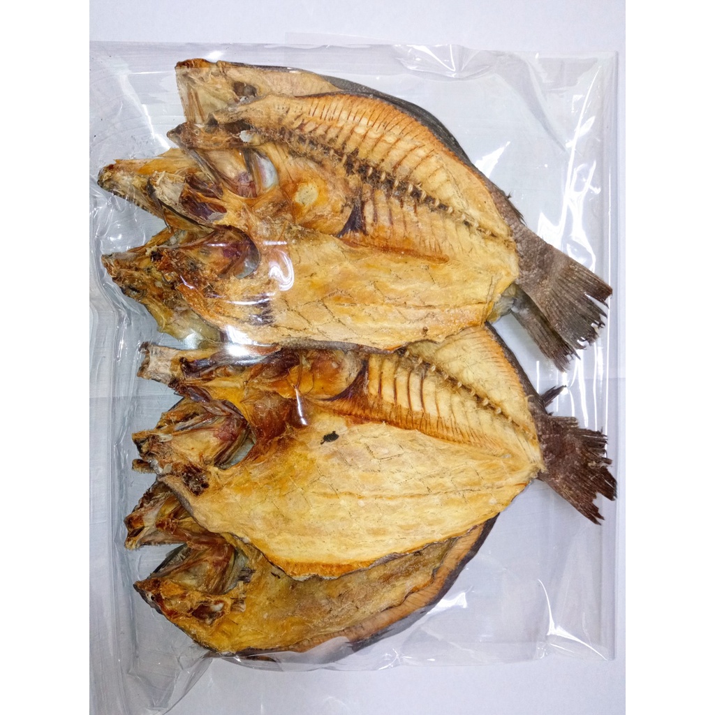 ปลาตาเดียวตากแห้ง( ปลาทิโป้ว) 300g เล็ก Dried Stockfish, or Dried Flounder.( S ) 大地鱼干 铁脯鱼干 比目鱼 300g ( 小 )
