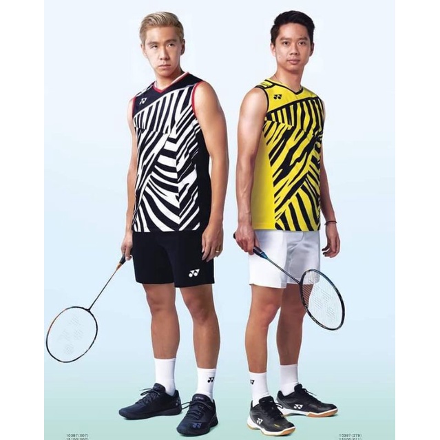 เสื้อ​แบดมินตัน​ แขน​กุด​ สไตล์​อินโด​ มีสองสี
