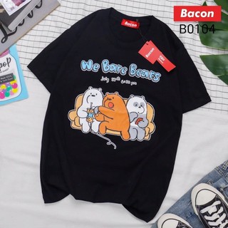 เสื้อยืด Cotton ลายการ์ตูน