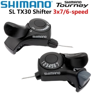 Shimano Tourney SL TX30 คันเกียร์จักรยาน 6s 7s 18s 21s ความเร็ว SL-TX30 Shifters รวมสายเกียร์ด้านใน