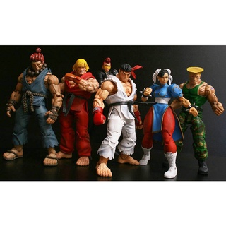 Neca ตัวละครอนิเมะ Game Street Fighting Chun Li Ken Guile Hoshi Ryu Akuma Gouki ของขวัญวันเกิด ของเล่นสําหรับเด็กผู้ชาย