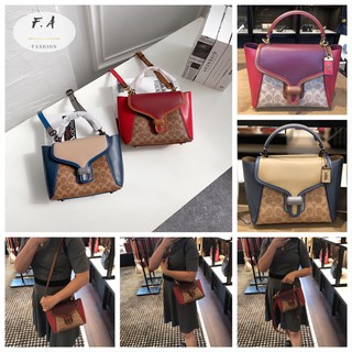 F.A ว่าแท้100% COACH  carryall  699 กระเป๋าสะพายไหล่ข้างเดียวผู้หญิง  / Womens Crossbody Bags