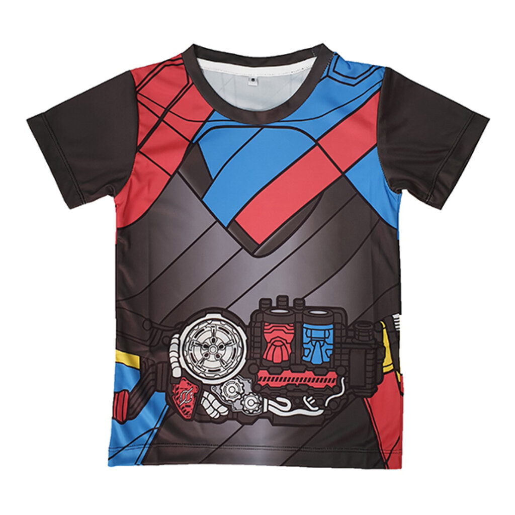 เสื้อเด็ก Masked rider Build เนื้อผ้ากีฬา