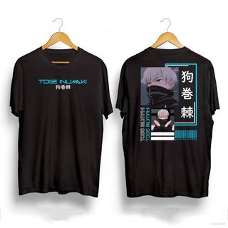 เสื้อยืดแขนสั้นลําลอง ทรงหลวม พิมพ์ลายอนิเมะ Jujutsu Kaisen Inumaki Toge พลัสไซซ์ สําหรับผู้ชาย และผู้หญิง