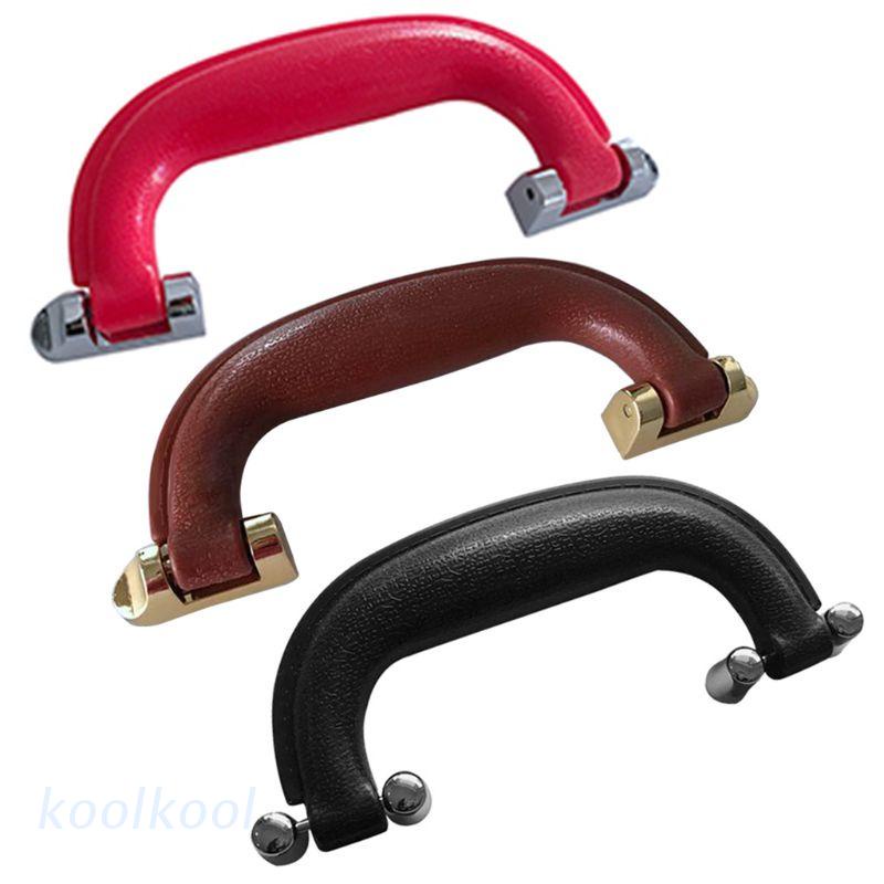 Retro Plastic Suitcase Handle Metal Base Box Frame Parts Bag Luggage DIY Tool