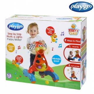 [ใช้ 2 โค้ดลดเพิ่ม] Playgro Step By Step Music&amp;Lights Puppy Walker รถหัดเดินเด็ก รถเด็กหัดเดิน รถหัดเดิน รถกลมเด็กรถหัดเดิน