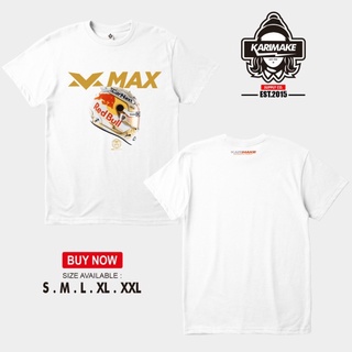 เสื้อยืด พิมพ์ลาย Redbull RED BULL MAX VERSTAPPEN 33 V2 Karimake V1 สีขาว