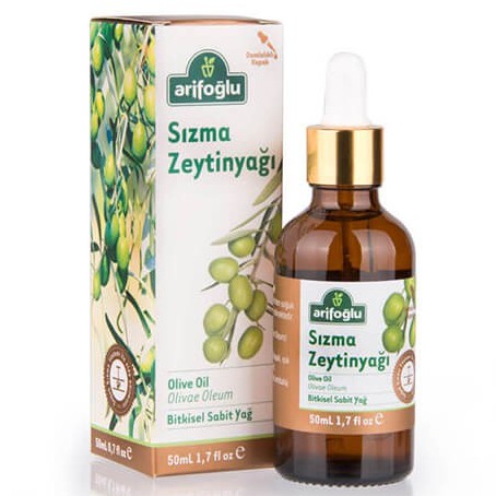 (พร้อมจัดส่ง) น้ำมันมะกอก Olive oil นำเข้าจากประเทศตุรกี ใช้ทาบำรุงผิวหน้า ขนาด 50 ml