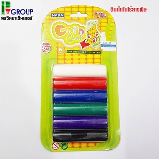 ดินน้ำมันNARA 1เเพ็คมี6สี ขนาด135g